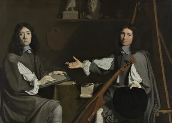 Double portrait des deux artistes